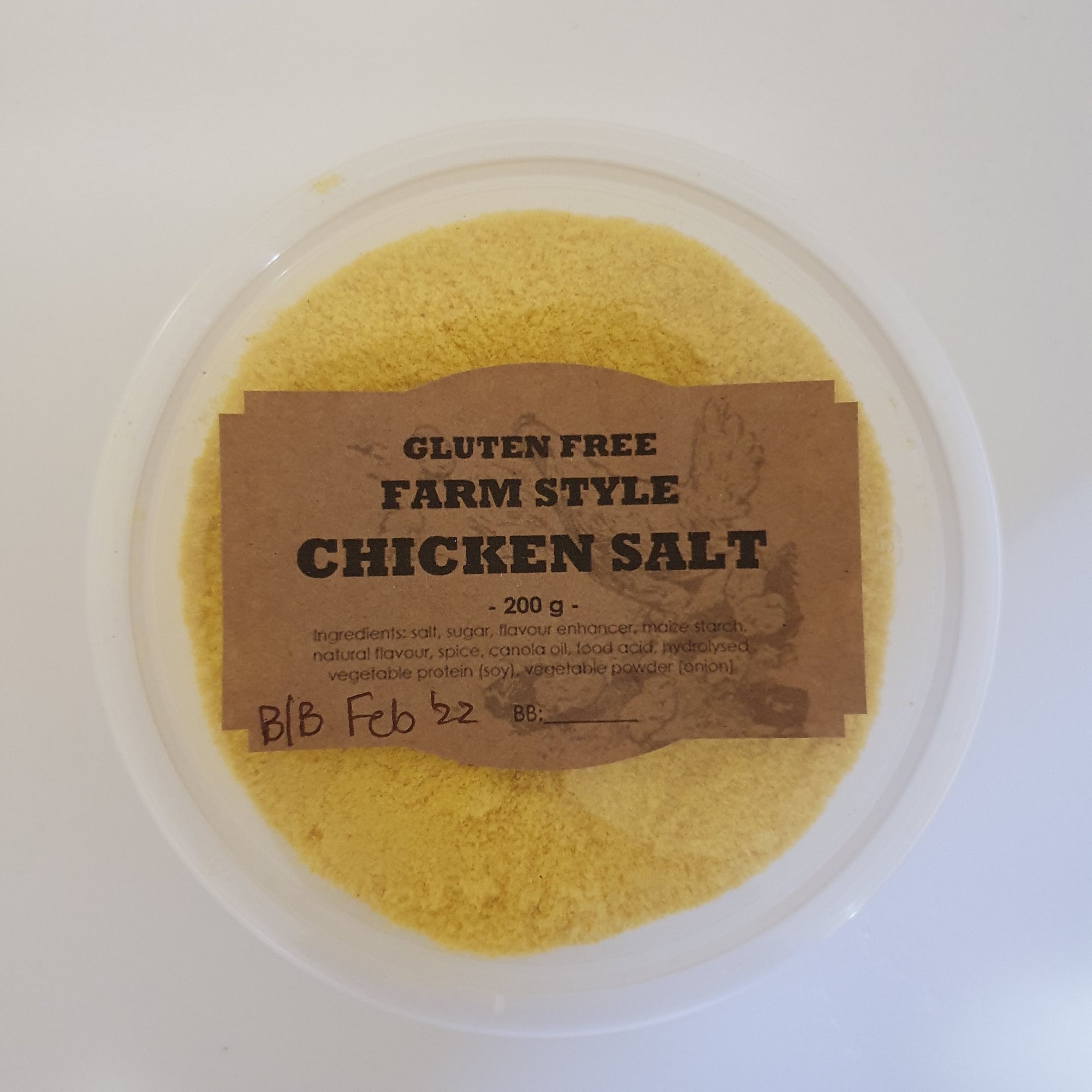 Farm Style Chicken Salt Gluten Free 200g