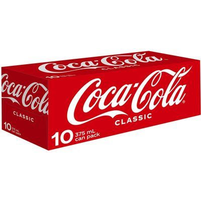Coca-Cola Classic Coke Cans 10pk