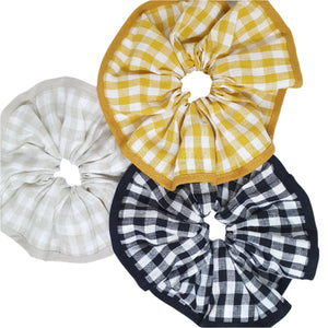 Panache Gingham Scrunchie Hair Tie