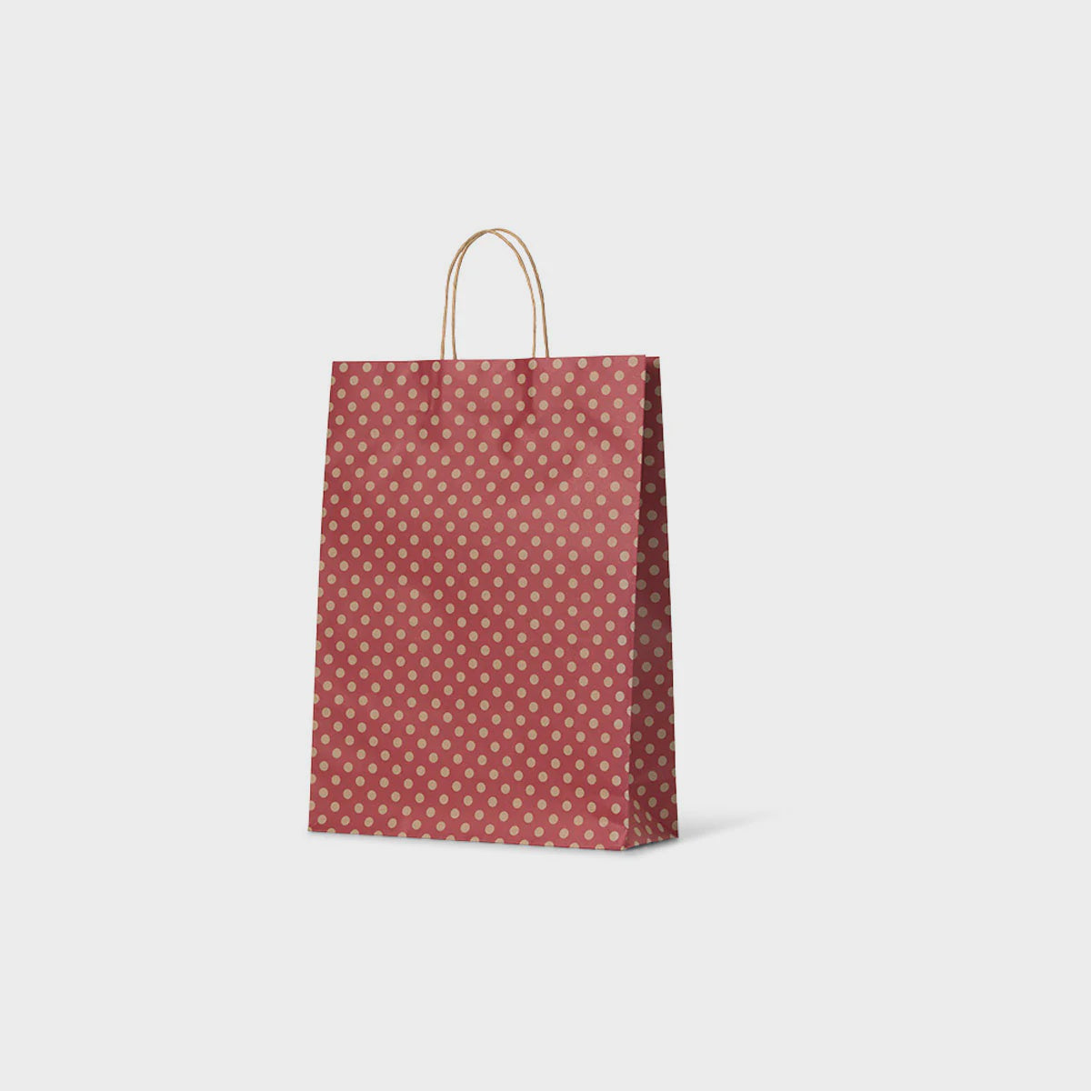 Red Spot Kraft Paper Bag Medium