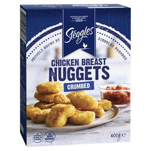 Steggles Crumbed Chicken Breast Nuggets 400g