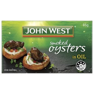 John West Smoked Oysters In Oil 85g