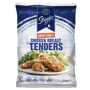 Steggles Sweet Chilli Chicken Breast Tenders 1kg