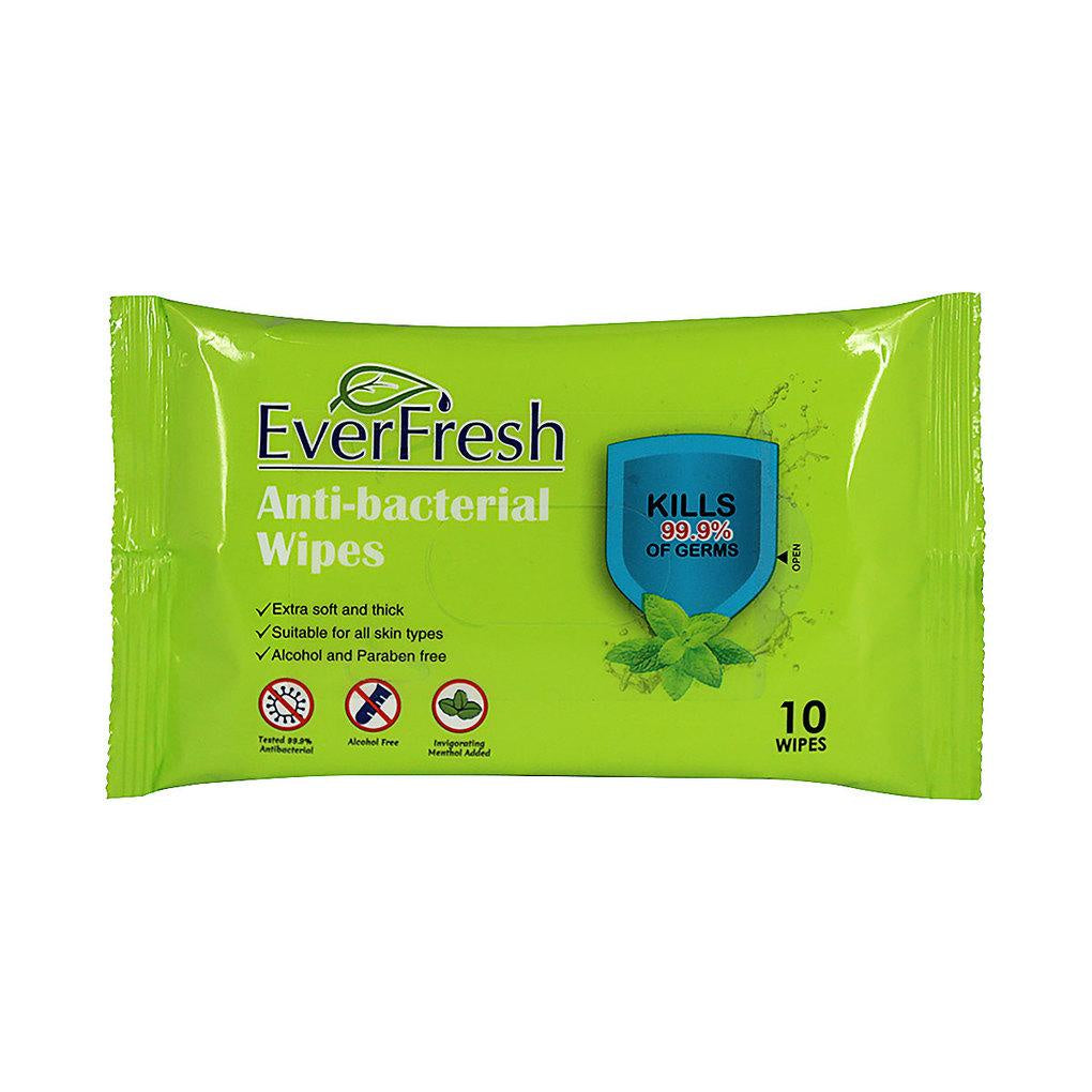 Everfresh Anti-Bacterial Wipes 10pack