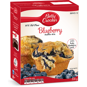 Betty Crocker Blueberry Low Fat Muffin Mix 500g