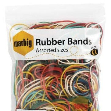 Marbig Rubber Bands Assorted