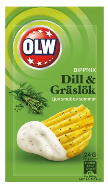 OLW Dippmix Dill and Gräslök 24g