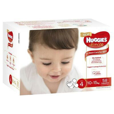 Huggies Ultimate Nappy Size 4 58ct