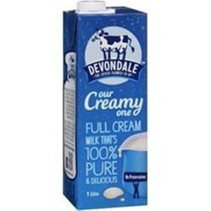 Devondale UHT Milk Full Cream 1L