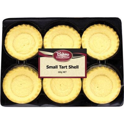 Baker's Collection Small Tart Shell 6ct 160g