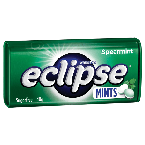 Wrigley's Eclipse Spearmint Sugar Free Mints 40g