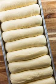 White Hot Dog Roll Frozen Dough 6pk