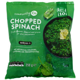 Community Co Chopped Spinach 250g