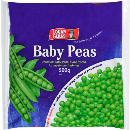 Logan Farm Baby Peas 500g