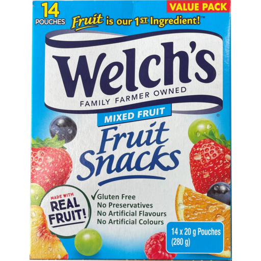 Welch's Mixed Fruit Snacks 280g