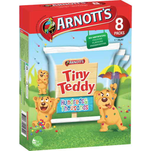 Arnott's Tiny Teddy 100&1000s 184g