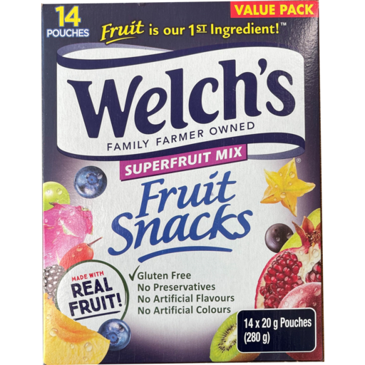 Welch's Super Fruit Mix Fruit Snacks 280g