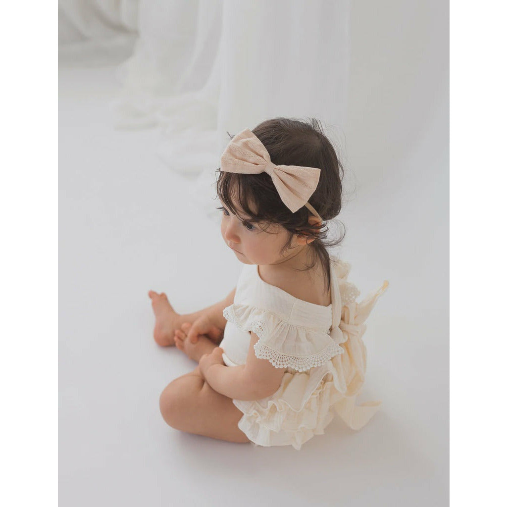 Liliana Muslin Playsuit French Vanilla 1Y