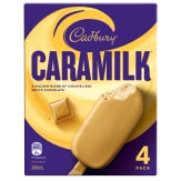 Cadbury Caramilk Sticks 360ml 4 pkt