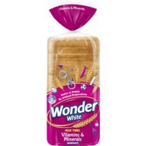 Wonder White Vitamin & Minerals White Sandwich Bread 700g